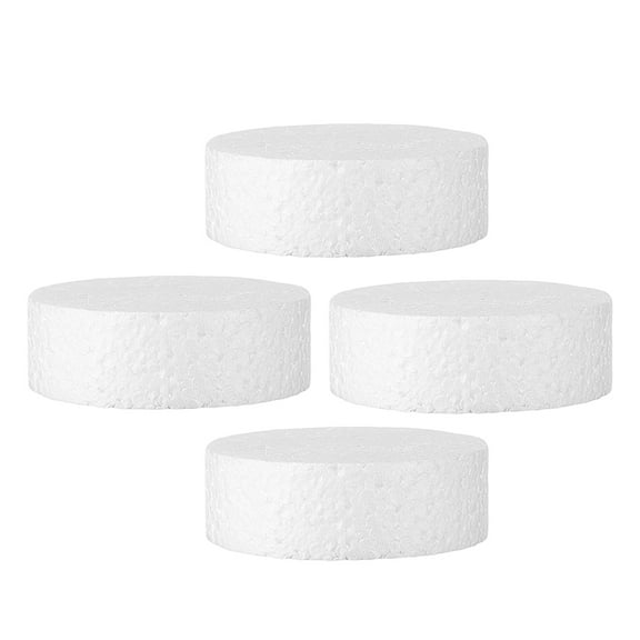 Raindrops 4Pcs Round Foam for Lightweight Construction and Durable Material Cake Sculpting Supplies