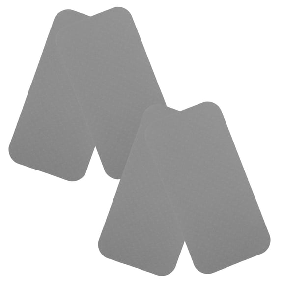 Raindrops 4-Pack Grey TPE Sewing Machine Pads Noise Reduction Non- Dampening Cushions
