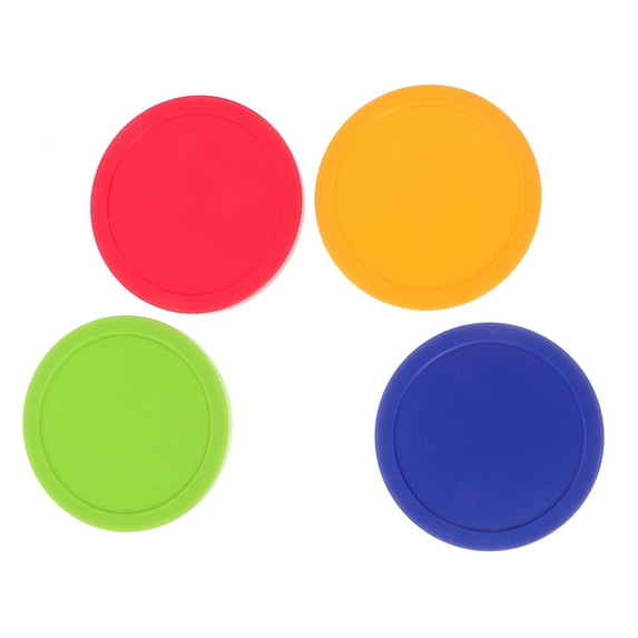 Raindrops 4Pcs Table Hockey Durable and Lightweight for Game Rooms Air Hockey Set