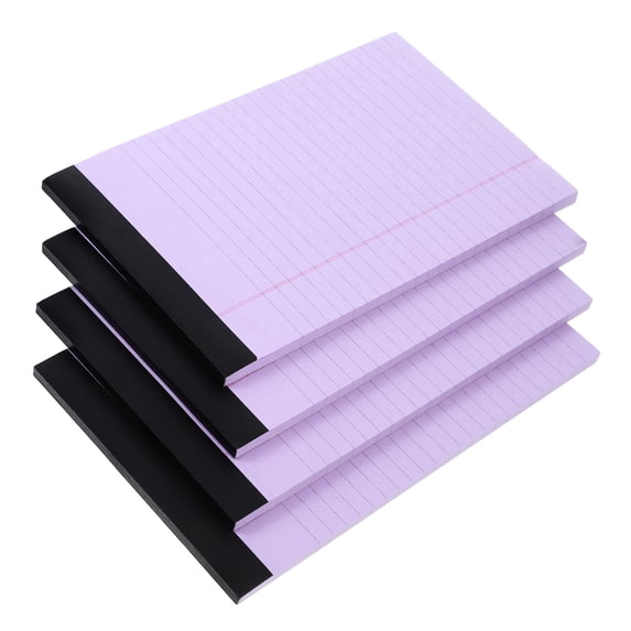 Raindrops Desk Notepad Writing Pads Purple 4Pcs for Study