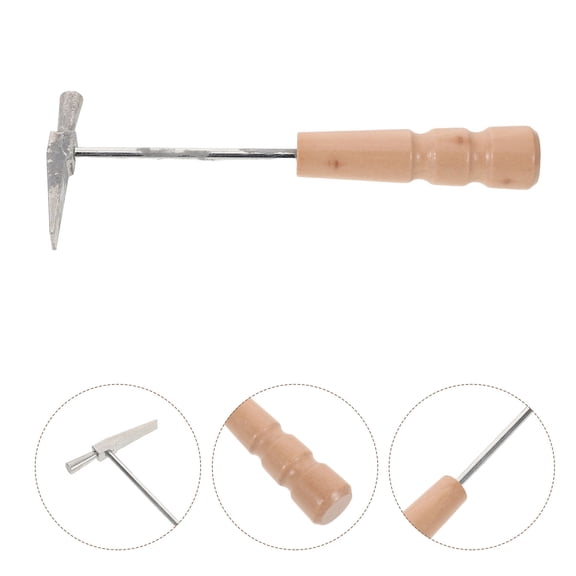 Raindrops 4Pcs Tuning Hammer for Sound Maintenance Metal and Wood for Musicians Performance Preparation