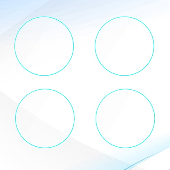 Raindrops 4-Pack Smartwatch Screen Protector Glass with 2.5D Curved Edge and High Scratch Resistance