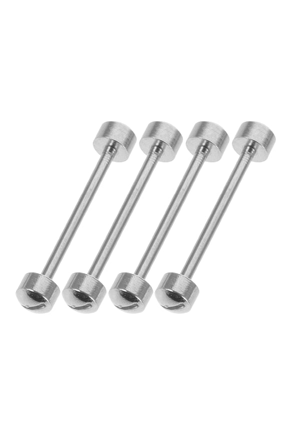 4Pcs Watch Strap Screw Rods with Screw in Design for Reliable Strap Fixation At Home