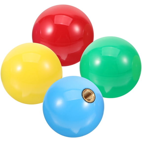 Raindrops 4Pcs Yellow Joystick Control Handle with Simple Design for Gaming Sessions Plastic Game Machine Parts