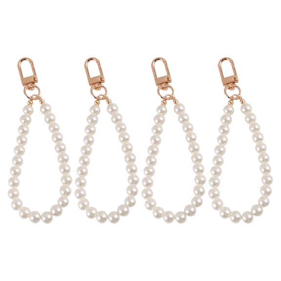 Raindrops Decorative Keychain Set for Bags and Keys, 4-Piece Lightweight Stylish Accessories