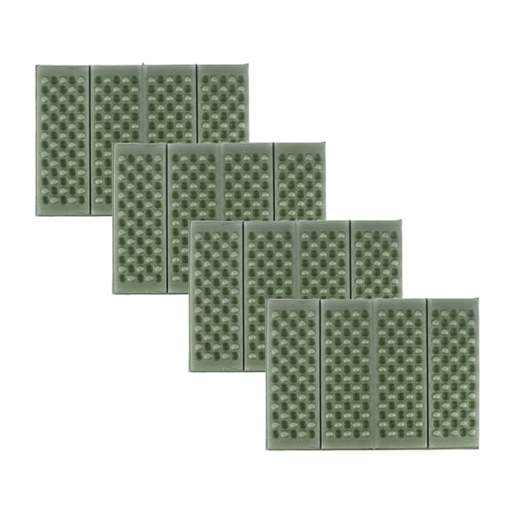 Raindrops Portable Foldable Seat Pad Folding Xpe Pads Mat Green for Park