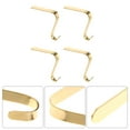thumbnail image 1 of Raindrops Hanging Stocking Holder Golden Zinc Alloy 4Pcs 4.7X3.9in, 1 of 8