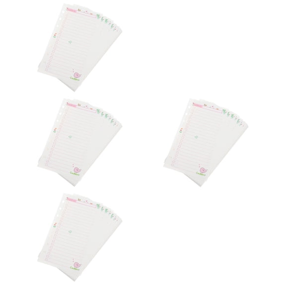 LABRIMP Planner Refill Paper, White, Thick and Smooth, for Art Use, 4Pcs