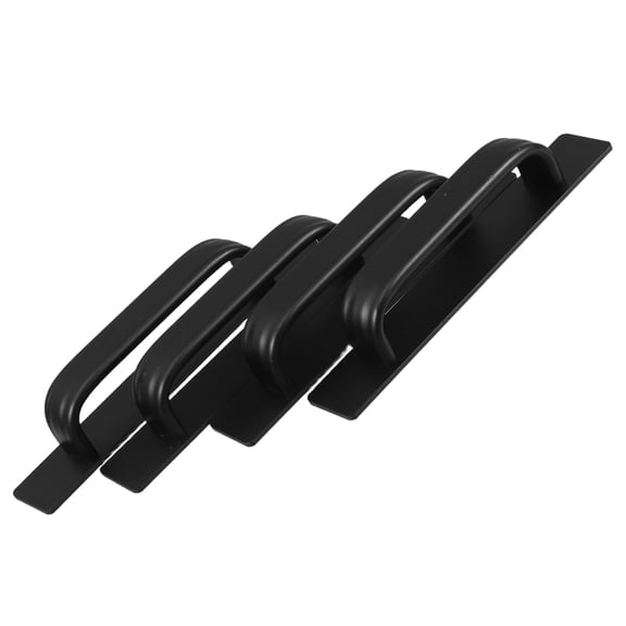 NIAIZEK Black Aluminum Door Pull Handle, Mounted, and Comfortable Grip for Home and Office Doors