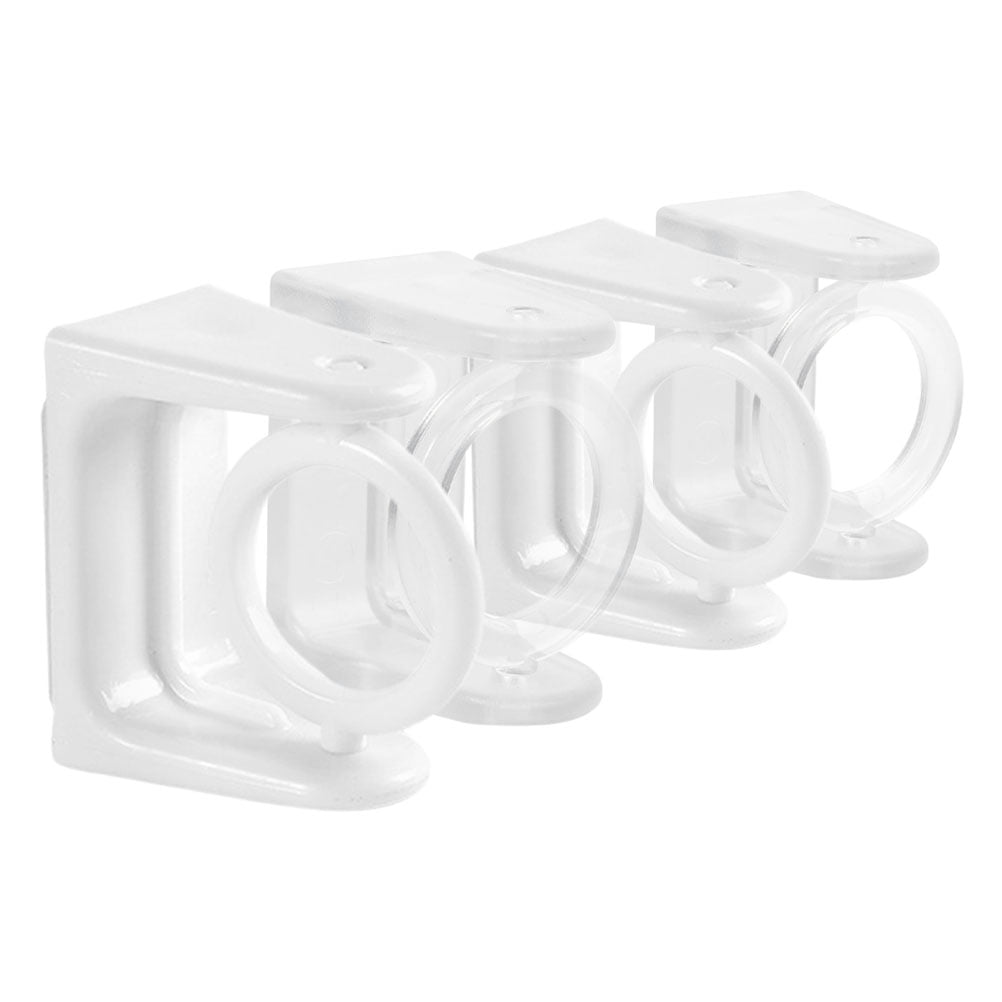 Raindrops 4pcs Adhesive Curtain Rod Holder for ° Rotation Adjustable ...