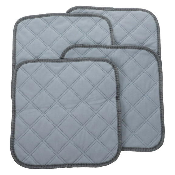 Raindrops Reusable Rabbit Bedding Comfortable Waterproof Grey for Cages 4Pcs