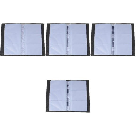 Raindrops 4pcs Business Card Holder Collection Album Business Card Holder Gift Card Book Gift Card Organizer