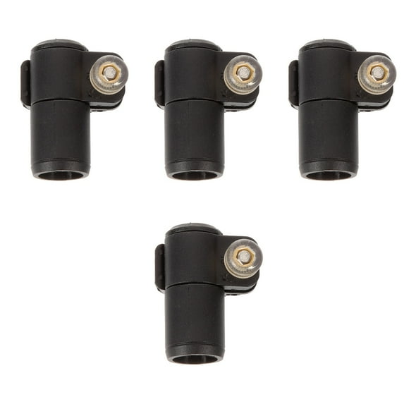 Raindrops 4pcs Cane Fastener Clip Rubber Fastener Clip Walking Stick Clip Walking Pole Fixing Buckle External Lock
