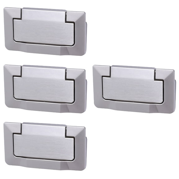 Raindrops 4pcs Drawer Handle Closet Door Pull Handle Flat Door Knob Cabinet Door Handle