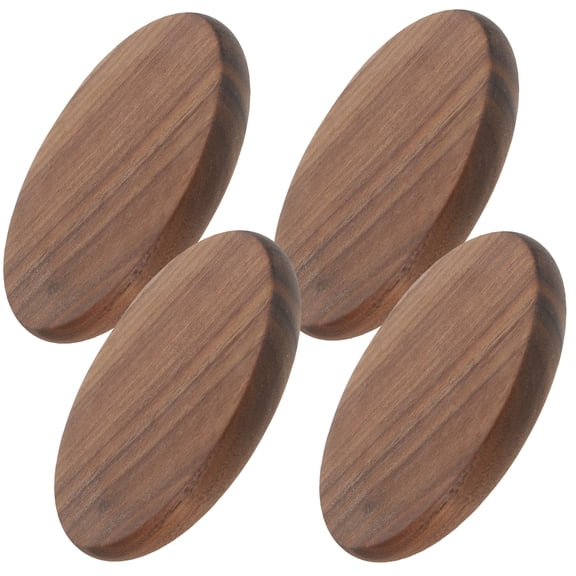 Raindrops 4pcs Drink Cup Pads Saucers Pads Multi-function Cup Coasters Wood Insulated Coasters for Table