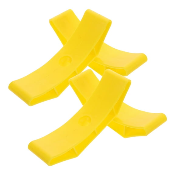 Raindrops 4pcs Dumbbell Rack Stand Hollow Rubber Dumbbell Holder For Gym Equipment Compact Weight Storage For Home Gym Sports Gear Organizer