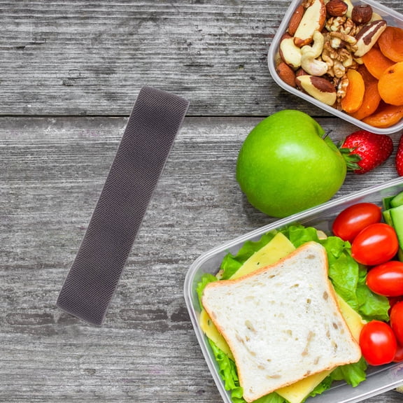 Raindrops 4pcs Elastic Lunch Box Bands Stretchable Bento Straps for Schools Work Picnic and Camping Food Container Secure Strap for Outdoor Travel