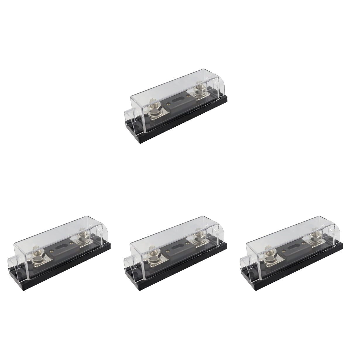 6 Pcs 100A Transparent Case ANL Fuse Holder And 6 Pieces Of 100A 32V DC ANL Fuse Suitable For Audio And Video Systems I4450092027
