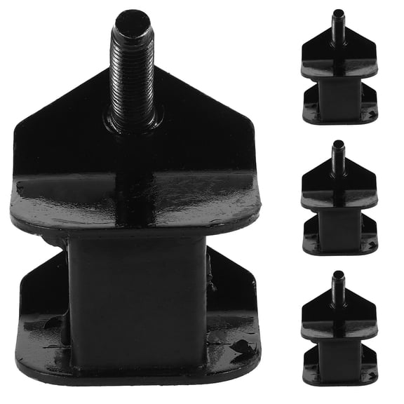 CHICHUMID 4Pcs Anti Vibration Generator Motor Mount Rubber Shock Absorber Replacement Black
