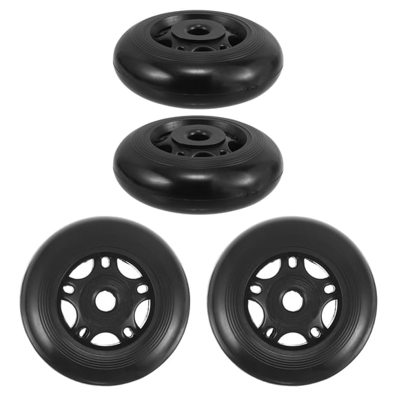 Raindrops 4pcs Gym Roller Wheels Plastic Replacement Wheels For Gym Equipment Roller Exercise Roller For Bike Treadmill Fitness Spare Parts