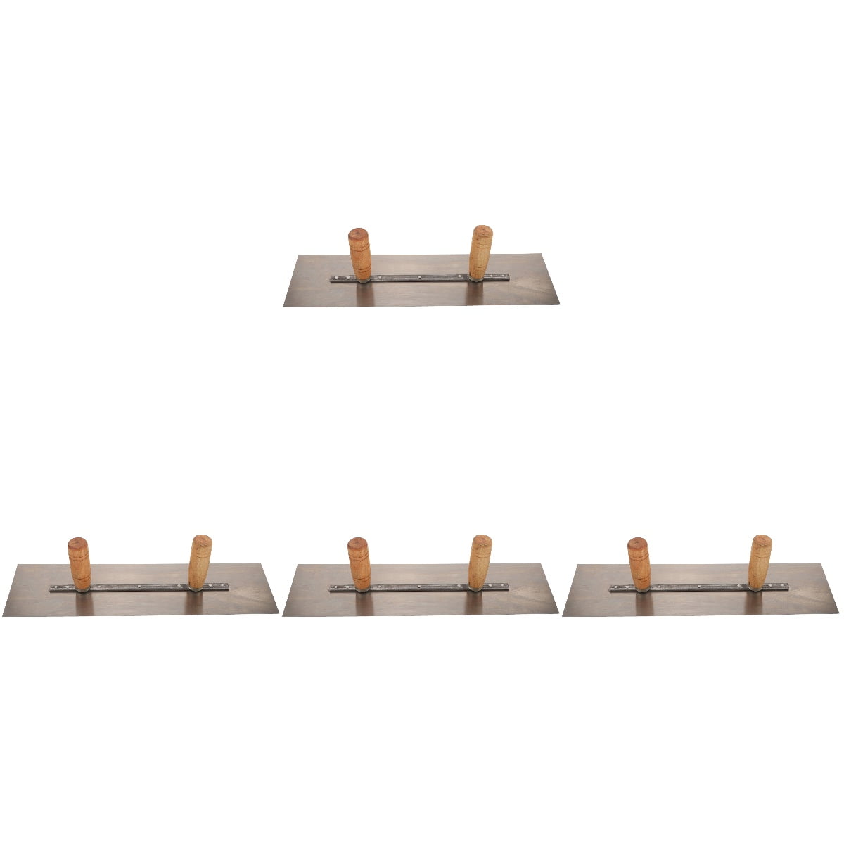 Raindrops 4pcs Heavy Duty Hand Tool Wood Handle Trowel Cement Trowel Masonry Finishing Trowel Tool