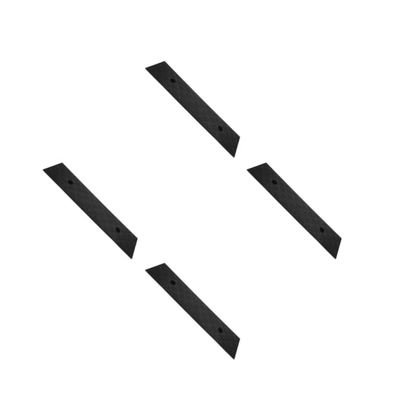 FOMIYES 4-Pack Rubber Threshold Ramps for Wheelchairs, Sweeping Robots, Doorway Transitions and Accessibility