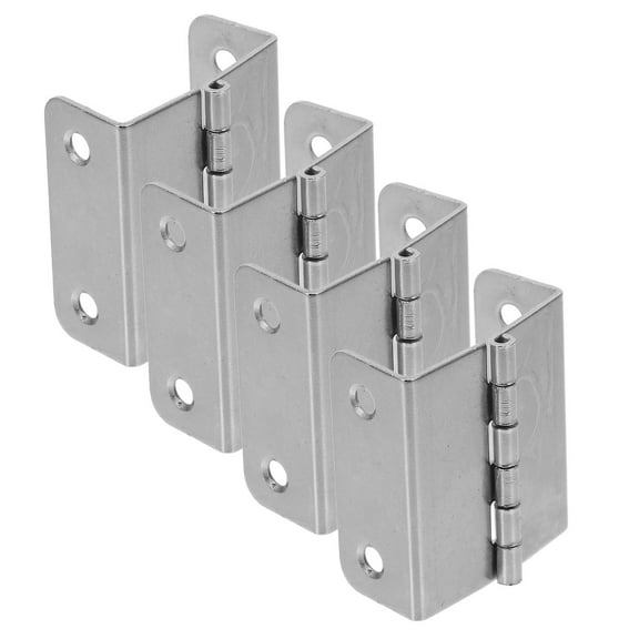 Raindrops 4pcs Metal Folding Hinges For Flip Tables Suitable For Furniture Cabinets Four-hole 180-Degree Wooden Box Hinge Easy Installation Hinge