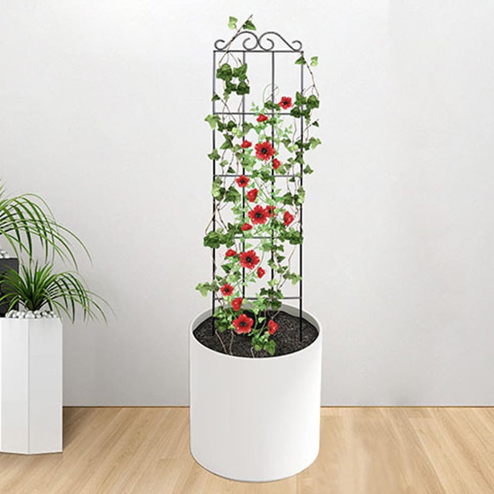 Raindrops 4pcs Metal Plant Climbing Frame Garden Trellis Support Plant Support Stake For Vines And Potted Plants For Indoor And Outdoor Plant Support