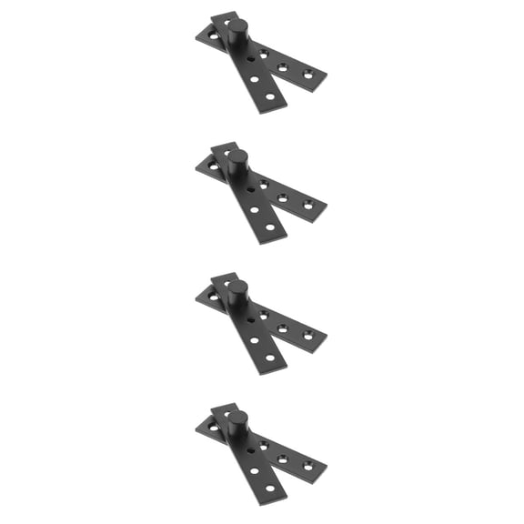 Raindrops 4-Pack Stainless Steel Hidden Door Pivot Hinges with 360 Degree Rotation for Smooth and Door