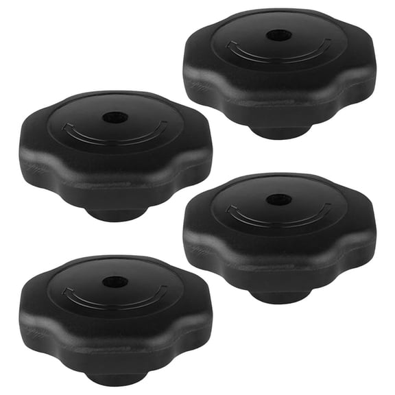 Raindrops 4-Pack Black Plastic Replacement Pressure Cooker Knobs, Easy to Install Kitchen Appliance Accessories