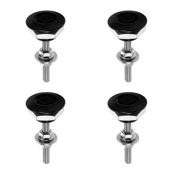 Raindrops 4pcs Push Button Hood Latch High Security Quick Release Hook Latch Hood Pin Bonnet Lock Supply For Car Modification