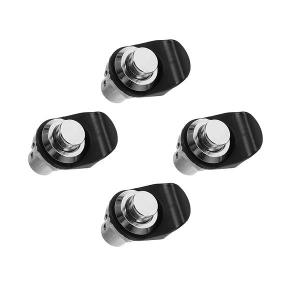 Raindrops Zinc Alloy Push Button Door Latch, Multi-Color, Durable, for Door, 4Pcs