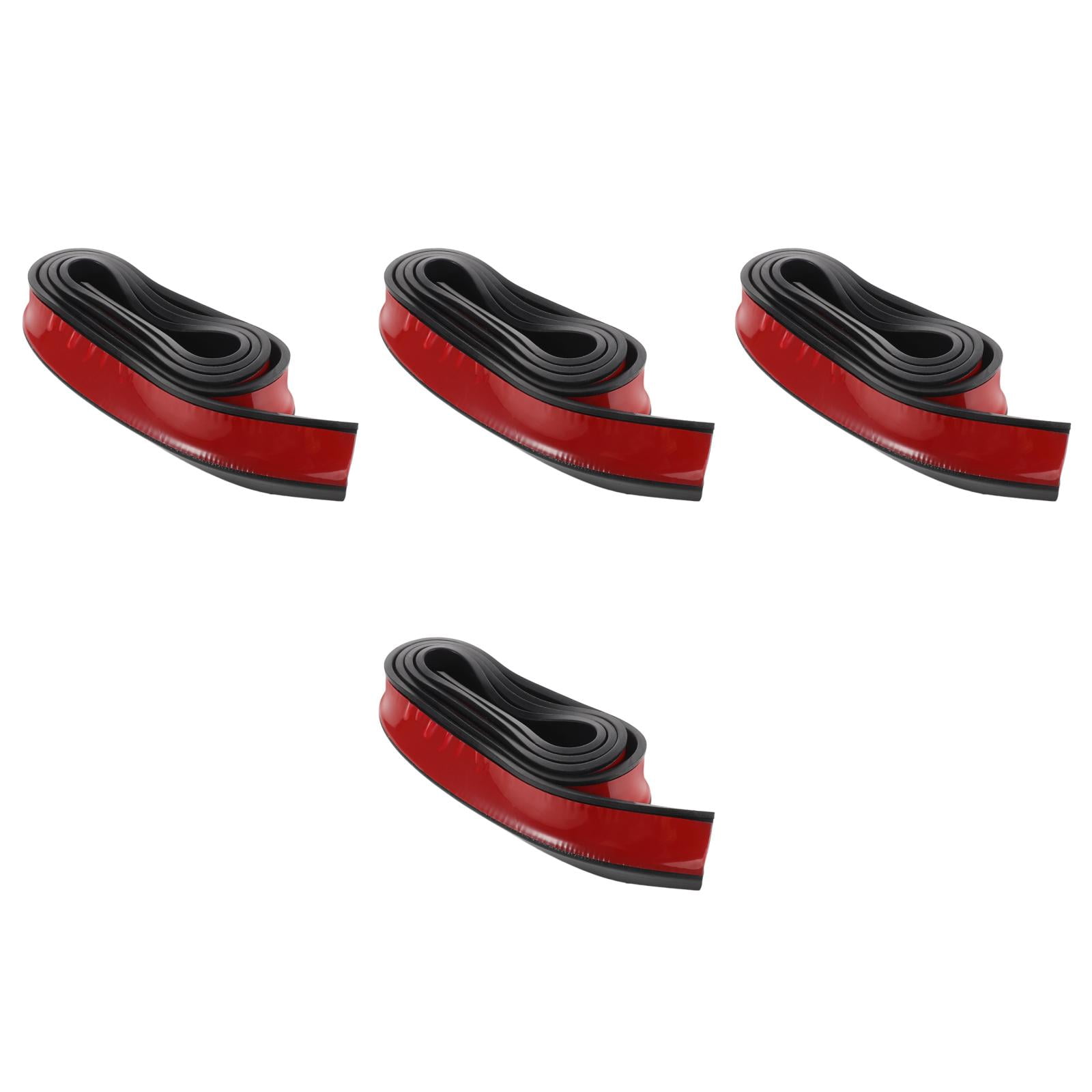 Raindrops 4pcs RV Rain Gutter Plastic Drip Rail with Silicone Gap Seal Tape Weather Stripping Door Seal for RV Slide Out Seal and Travel Trailer Slide Out Seal 1M