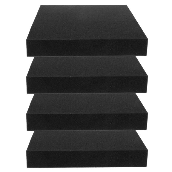 LABRIMP 4Pcs Black High Density Foam Inserts for Toolbox and Small Business Packaging