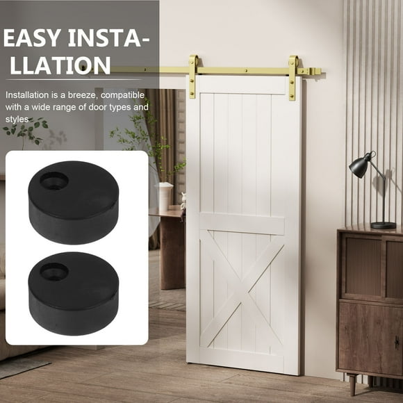 Raindrops 4pcs Sliding Door Stopper Anti-jump Barn Door Track Stopper Replacement Barn Door Track Stopper Supply For Various Door