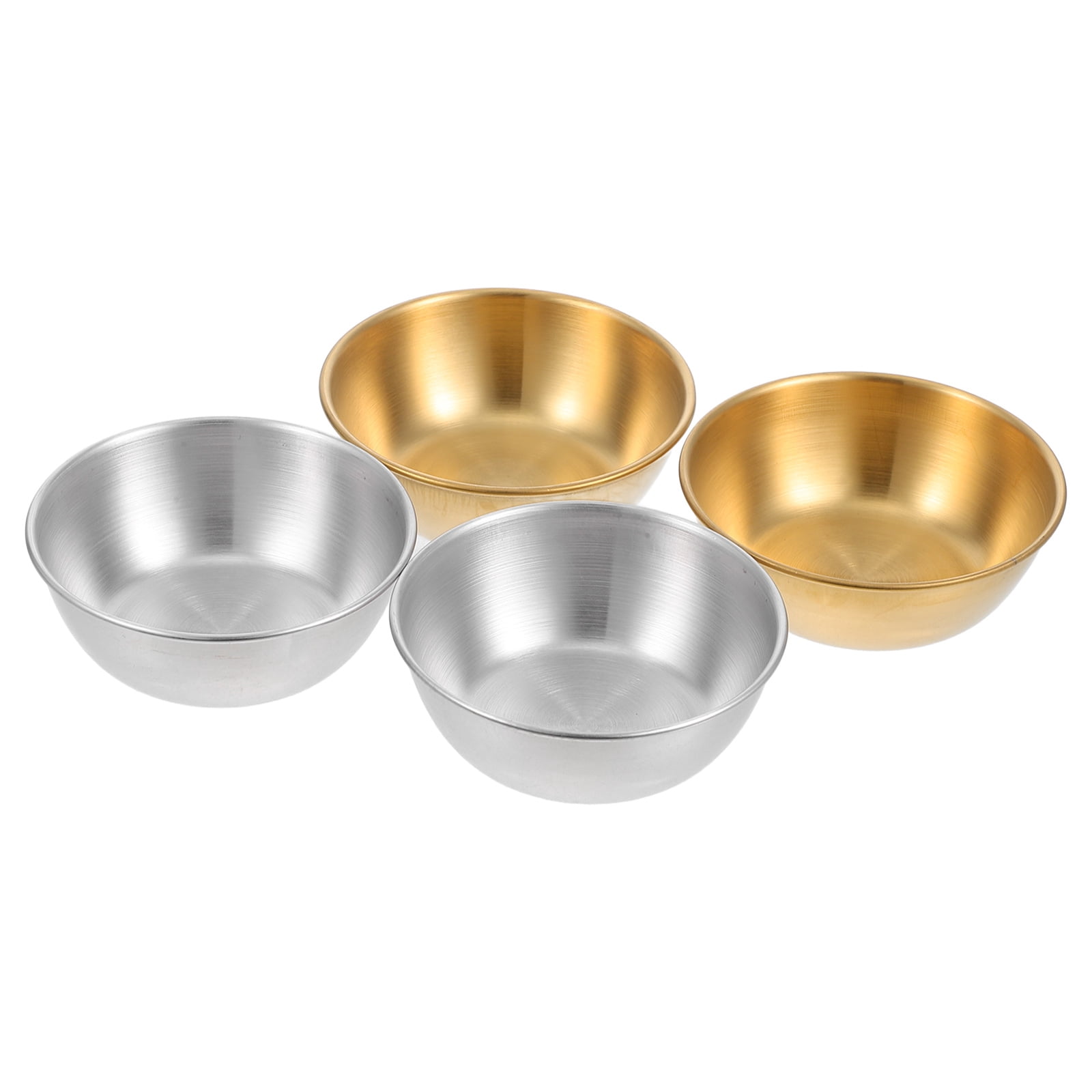 30 Pack Small Stainless Steel Bowls 6 Inch Wide Prep Bowls With Flat - View #9