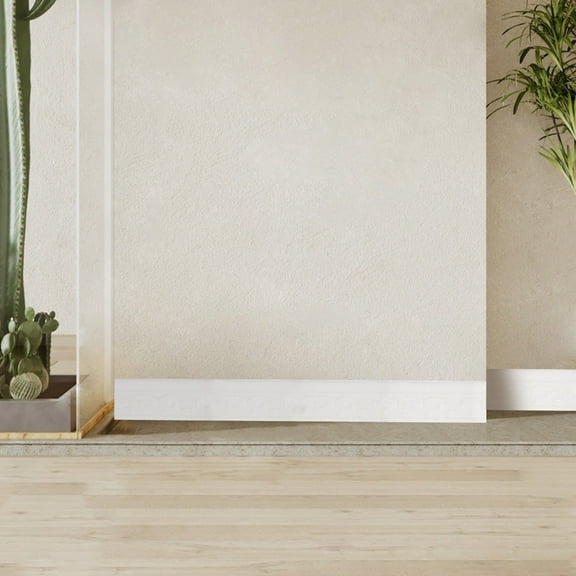 Raindrops 4pcs Soft PE Wall Trim Self Adhesive Tile Edge Molding Waterproof Bathroom Border Strip Wall Edging Lines for DIY Home Bathroom Protection