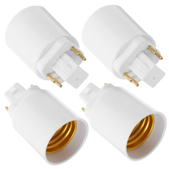 Raindrops 4pcs To E27 Light Bulb Converter Screw In Socket Bulb Base Converter For Office Store Fixtures Led Accessories