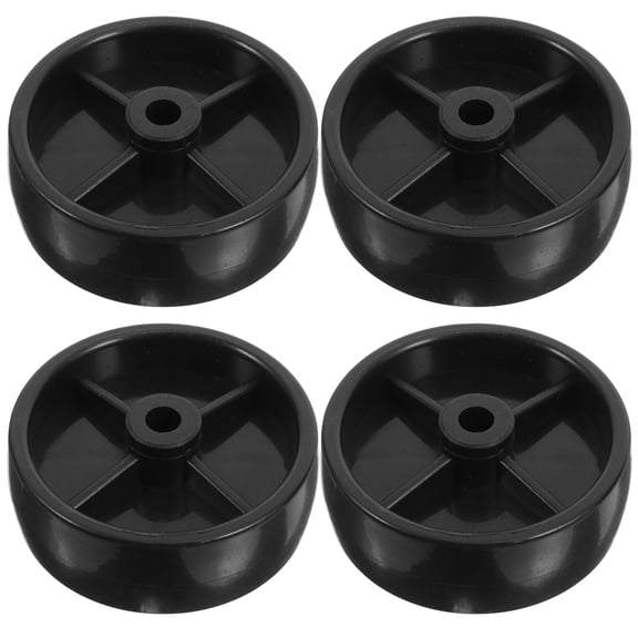 HONMEET Storage Rack Round Wheels PP 4Pcs 3 Inch
