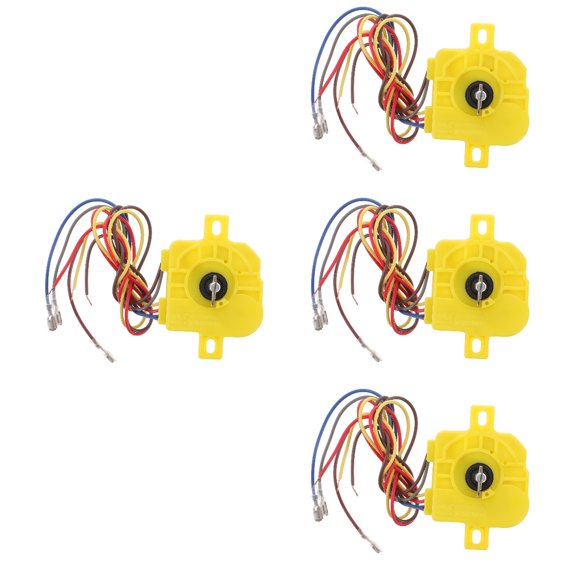 Raindrops 4pcs Washer Timer 180 Degree Replacement Washer Timer Unit 6-line Washer Accessory