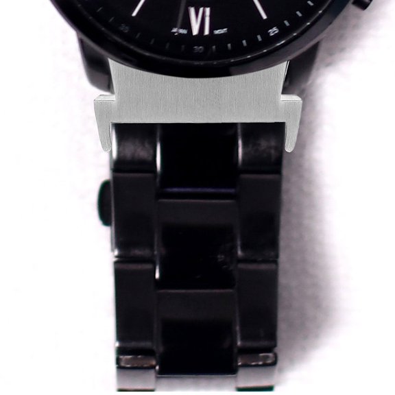 Raindrops 4pcs Watch Strap Connectors Stainless Steel Watch End Links For Secure Connection Replacement Strap Connection Adapters Compatible With Watch5