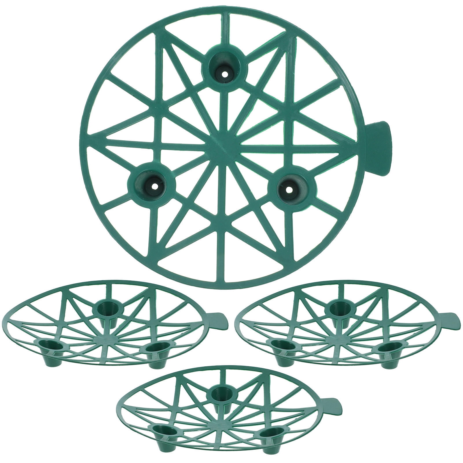 Melon Rack Raindrops 4pcs Melon Garden Support Watermelon Standing Tray Green ...