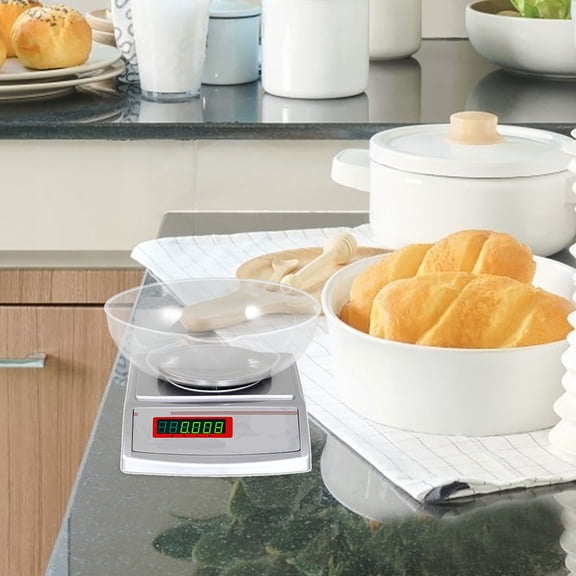 Raindrops 4pcs Weigh Boats Plastic Transparent Weighing Pans Precise Measurement Kitchen Accessories