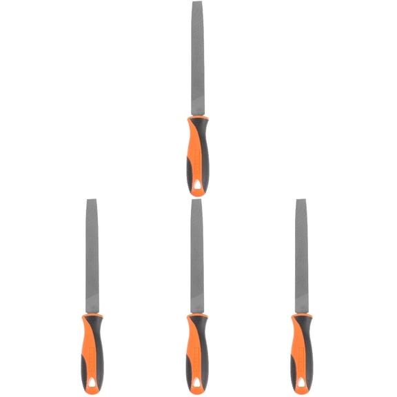 Raindrops 4pcs Wood File Hand File Metal File Flat File Polishing File Woodworking File Portable Flat File