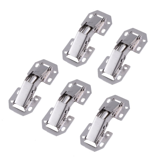 LABRIMP 5-Pack Heavy Duty Stainless Steel Hydraulic Door Hinges, Concealed Design for Smooth and Silent Door