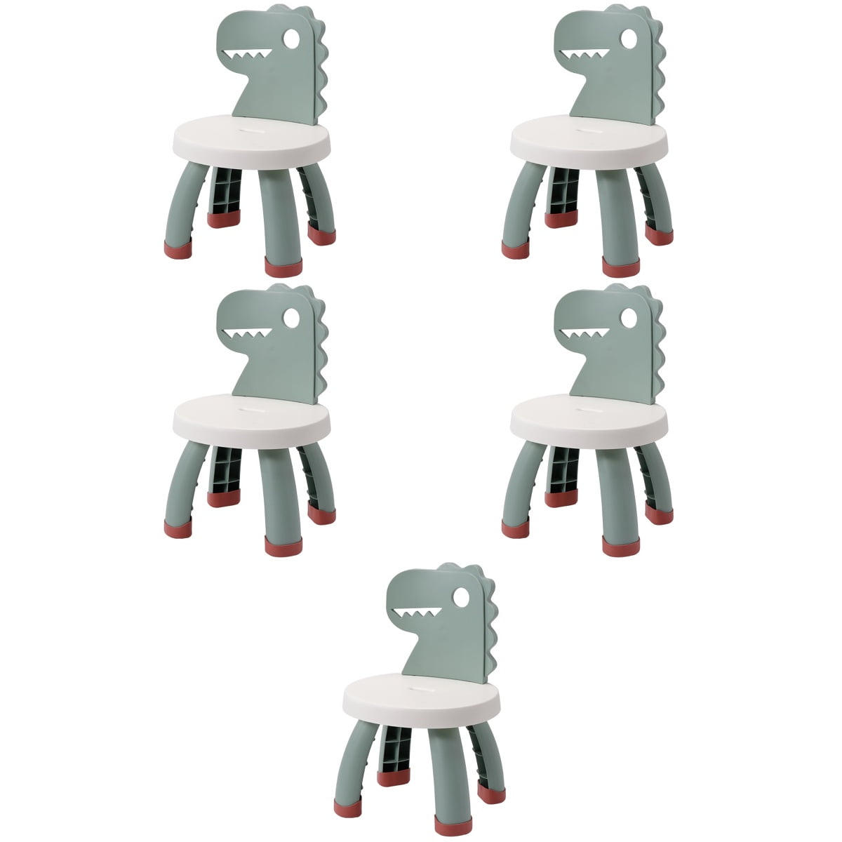 Raindrops 5 Pack Children's Chair Dinosaur Toddler for Kids Stackable ...