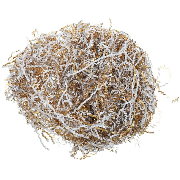 Raindrops Box Stuffing Shredded Paper Gold 5 Packs 9.43X0.12X0.04in