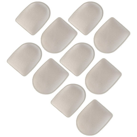 Raindrops 5 Pairs Shoe Cushions Absorption and Relief for Women Heels Beige