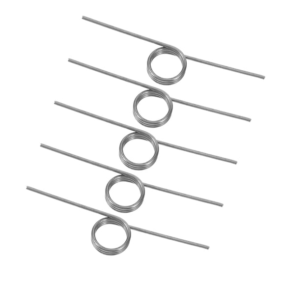 Raindrops  5 Pcs Astebasket Torsional Spring Compression Springs Silver