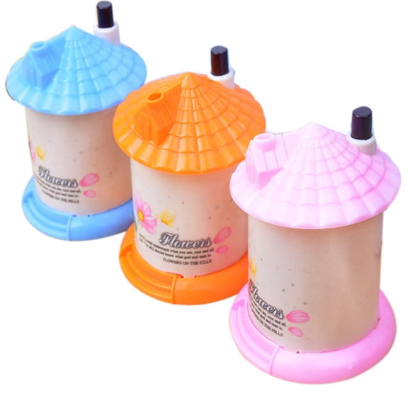 Raindrops House Shaped Automatic Toothpick Dispenser Assorted Color Creative Toothpick Storage for Kitchen and Parties